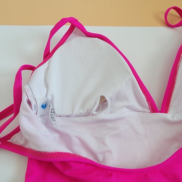 Color Block Women One Piece Swimsuit size M NWOT - Picture 6 of 9